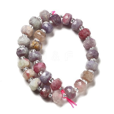 Natural Pink Tourmaline Beads Strands G-G980-02-1