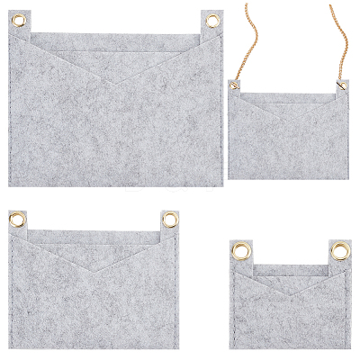 3Pcs 3 Style Felt Bags Organizer Insert PURS-WR0006-87D-1