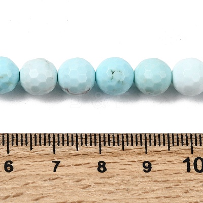 Natural Magnesite Beads Strands G-P598-E-8mm-01-1