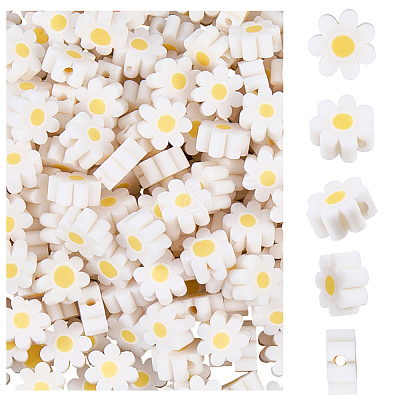 400Pcs Handmade Polymer Clay Beads CLAY-PA0001-27-1