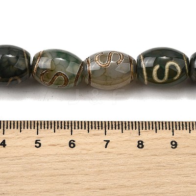 Tibetan Style dZi Beads Strands G-S389-A16-1