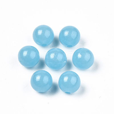 Luminous Acrylic Beads MACR-N008-25B-1