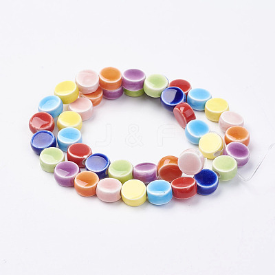 Handmade Porcelain Beads X-PORC-E012-03D-1
