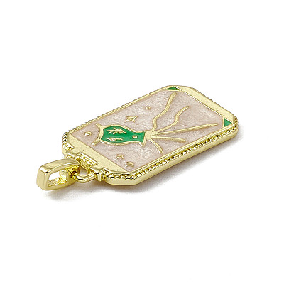 Alloy Enamel Pendants ENAM-D042-01I-1