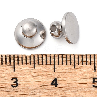Brass Bead Cap Pendant Bails KK-Z089-20P-1