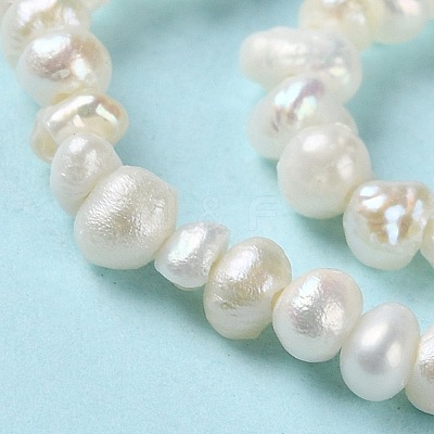 Natural Keshi Pearl Beads Strands PEAR-E018-64-1