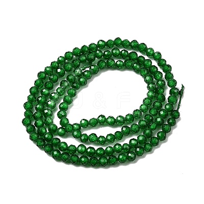 Cubic Zirconia Beads Strands G-G792-47-05B-1