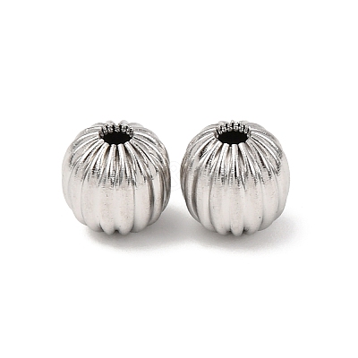 Textured 304 Stainless Steel Beads STAS-I358-11P-04-1