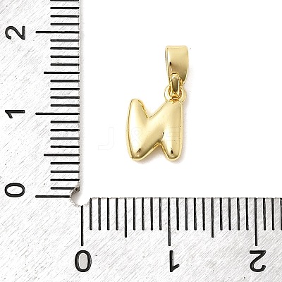 Brass Letter Charms KK-G554-22G-N-1