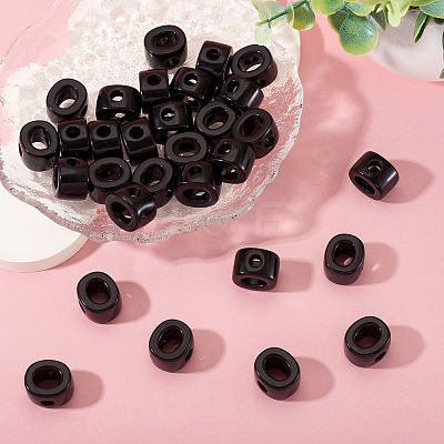 Acrylic European Beads OACR-TAC0013-14O-1