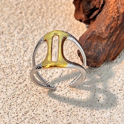 304 Stainless Steel Finger Rings RJEW-P170-02E-G-1