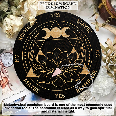 AHADEMAKER 1Pc Cone/Spike/Pendulum Natural Rose Quartz Stone Pendants DIY-GA0004-30E-1