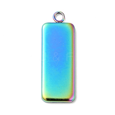 Ion Plating(IP) 304 Stainless Steel Pendant Cabochon Settings STAS-I069-36MC-1