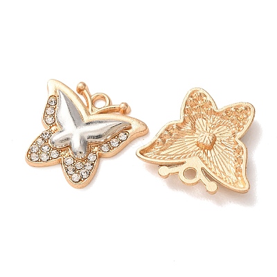 Alloy Rhinestone Pendants RB-CBAA987-06A-1