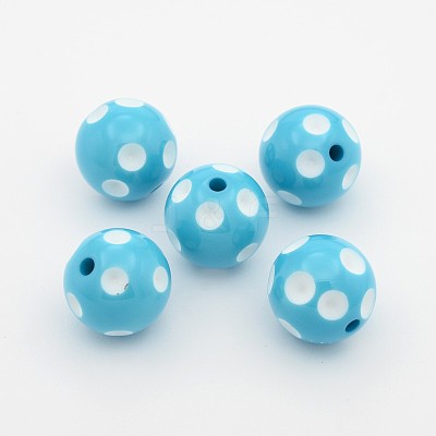 Chunky Bubblegum Acrylic Beads SACR-S146-20mm-06-1