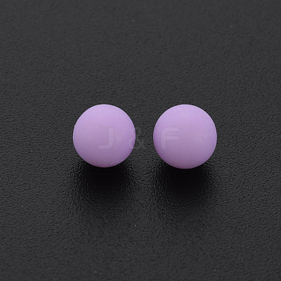 Opaque Acrylic Beads PAB702Y-B01-04-1