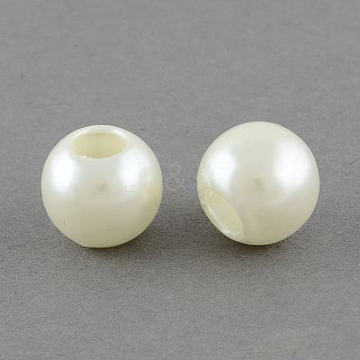 ABS Plastic Imitation Pearl Beads MACR-R530-20mm-A41-1