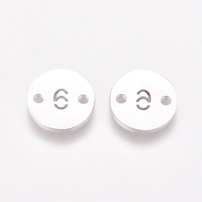 Tarnish Resistant Numbers 304 Stainless Steel Links STAS-M274-035P-6-1