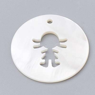 Freshwater Shell Pendants X-SHEL-N020-10-1