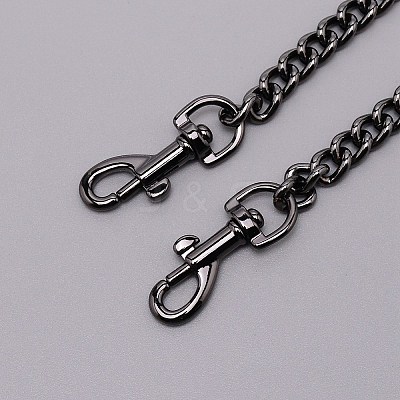 Zinc Alloy Curb Chain Bag Straps FIND-TAC0003-14A-1