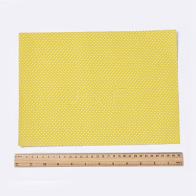 Polka Dot Pattern  Printed A4 Polyester Fabric Sheets DIY-WH0158-63A-03-1