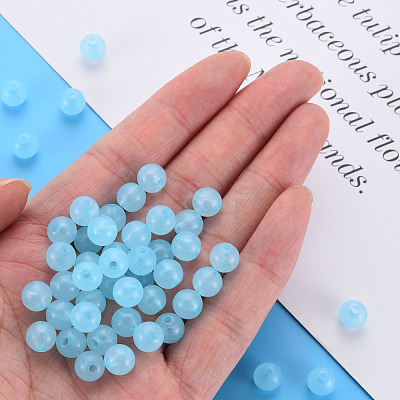 Imitation Jelly Acrylic Beads MACR-S373-66-EA08-1