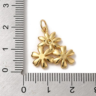 Brass Enamel Pendants KK-K358-02B-G-1