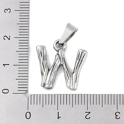 Non-Tarnish 304 Stainless Steel Pendants STAS-F235-01P-W-1