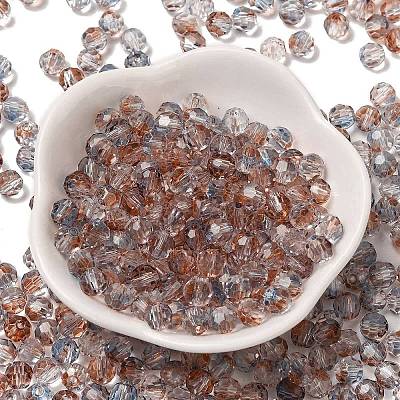 Transparent Colours Glass Round Beads SEED-F006-04A-03-1