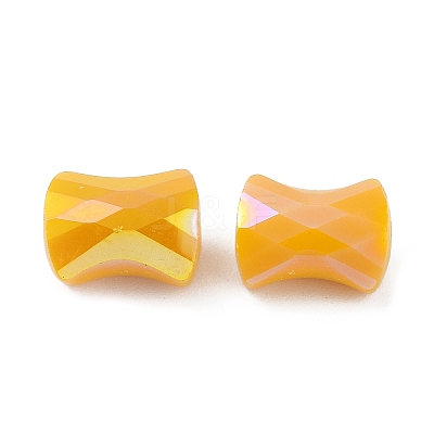 Electroplate Glass Beads GLAA-D016-14E-1