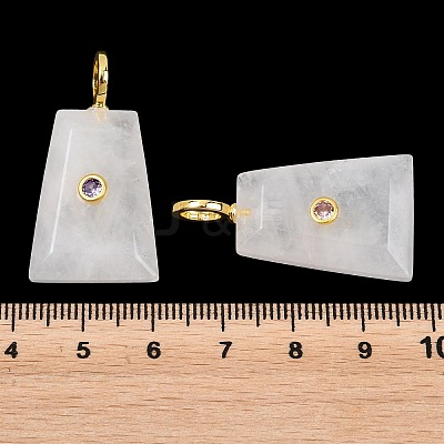 Natural Quartz Crystal Pendants G-F837-03A-1