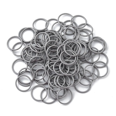 100Pcs Baking Paint Zinc Alloy Open Jump Rings FIND-WH0032-85B-09-1