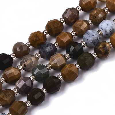 Natural Ocean Jasper Beads Strands G-N328-018-1