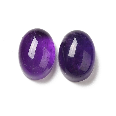 Natural Amethyst Cabochons G-H282-03A-1