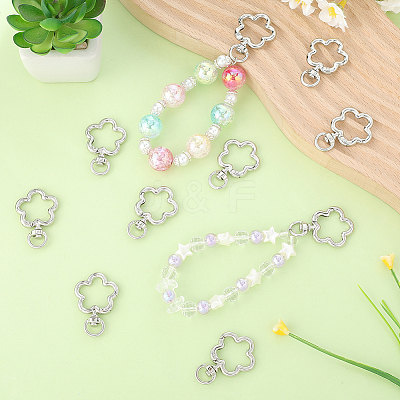24Pcs Alloy Swivel Clasps FIND-SC0017-49B-1