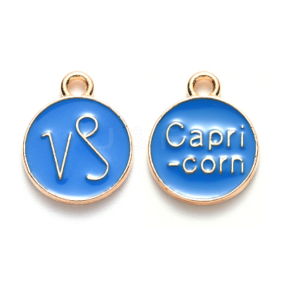 Alloy Enamel Pendants X-ENAM-S124-01A-02E-1