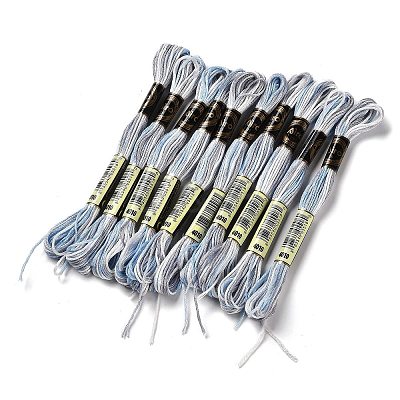 10 Skeins 6-Ply Polyester Embroidery Floss OCOR-K006-A57-1