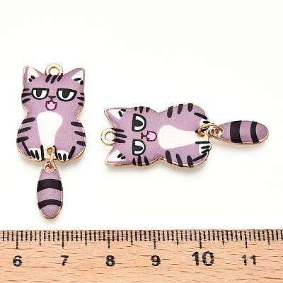 Alloy Enamel Pendants FIND-Q102-12D-1