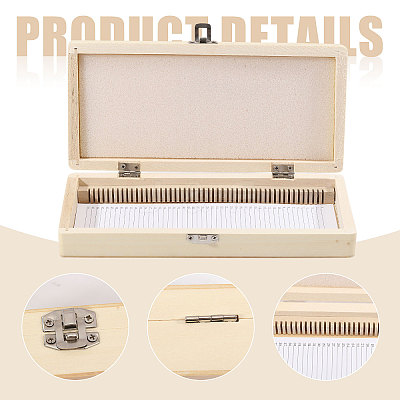 1Pc Iron Wood Storage Boxes CON-CA0001-031-1