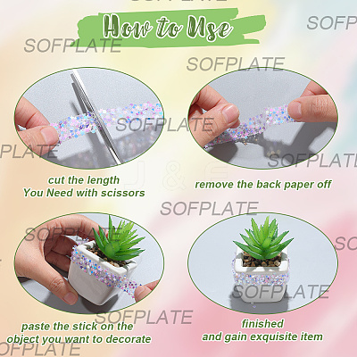 5M Self Adhesive Resin Star Tape DIY-SP0004-56G-1