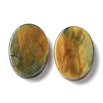 Natural Tiger Eye Cabochons G-C081-03C-1