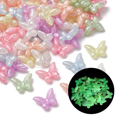 Luminous Transparent Acrylic Beads LACR-S001-11-1
