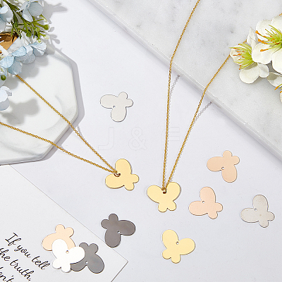 30Pcs 5 Colors Brass Pendants KK-BC0001-74-1