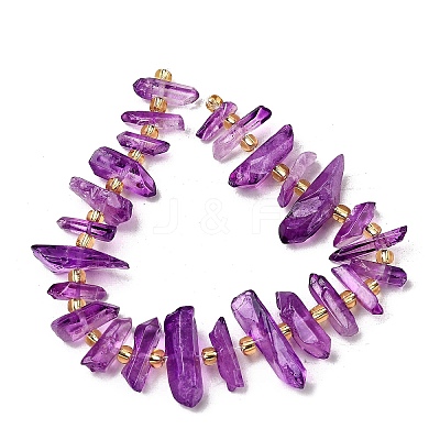 Natural Quartz Crystal Beads Strands G-F800-E-1