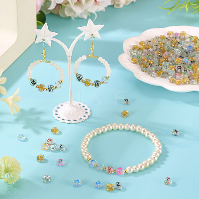 400Pcs 4 Styles Transparent Acrylic Beads TACR-TA0001-64-1