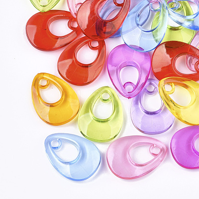 Transparent Acrylic Pendants TACR-S133-067-1