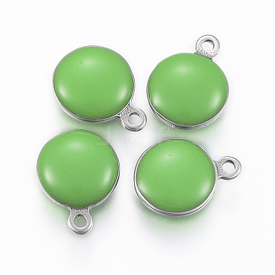 304 Stainless Steel Charms STAS-D435-M-1