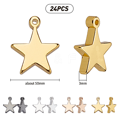 Brass Charms KK-BC0006-80-1