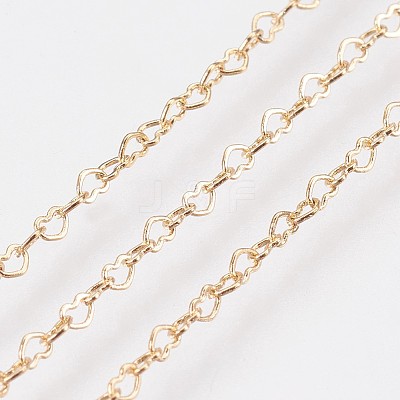 Long-Lasting Plated Brass Cable Chains Necklaces X-NJEW-K112-02G-NF-1