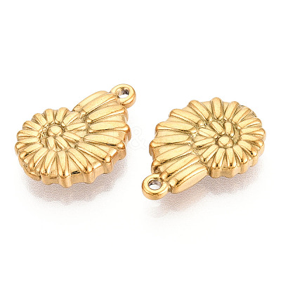 304 Stainless Steel Pendants STAS-T065-35G-1